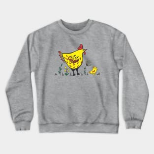 Hen and Chick Crewneck Sweatshirt